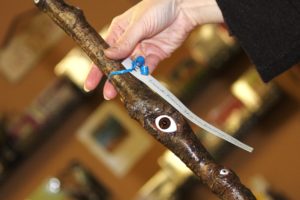 "Watch Where You're Walking Sticks," created by Camas resident Blythe Ayne, will be among the artwork on display during the upcoming Winter Art Show in downtown Camas. The show is being held Friday, with pieces on display in various local businesses as part of the monthly First Friday events.