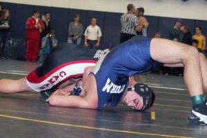 Miguel Salamanca was one of four Camas High School wrestlers who captured third place at the Clark County Championships Friday and Saturday, at Skyview High School in Salmon Creek.