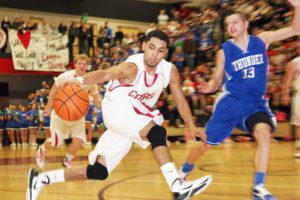 Kevin Basilio and the Camas High School boys basketball players are on the fast track to the district championship game. On Friday, the Papermakers beat Mountain View 60-37 to win their first league title in 49 years.