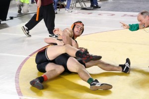 Brendan Casey grabbed sixth place for Washougal in the 2A 160-pound bracket at Mat Classic XXIII, in the Tacoma Dome.