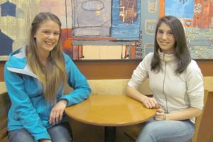 Washougal High School students Chandler Audette (left) and Paige Wade are hosting a benefit concert for their friend, Robyn Pfeifer, who has Crohn's disease.