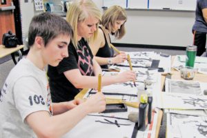 WHS students prepare for the 2010 Japanese Festival. This year's event will feature many of the same performers, Japanese foods and cultural displays. Proceeds support the WHS Japanese program.