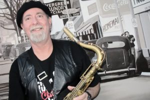 Dave Capron, of Washougal, performs vocals and plays a saxophone for the River City Band. "He is a caring, intelligent individual, an accomplished musician and writer and a good friend," said one of the band's founders Jerry Hatcher.