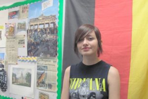 WHS sophomore Eidelynn Stagg won the prestigious Congress-Bundestag Youth Exchange Scholarship, which will provide her with an all-expenses paid year as an exchange student in Germany. She leaves in July.