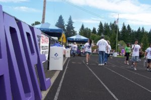 The East Clark County Relay for Life will kick off Saturday, at 10 a.m., at Fishback Stadium in Washougal and run through Sunday at 10 a.m. There are currently 517 relay participants registered. Last year's event (pictured above), raised more than $113,000 for the American Cancer Society.