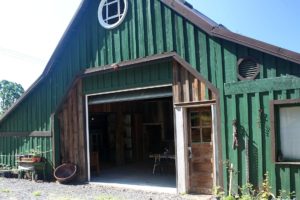 If Nell Warren and Greg Misarti have a plan amendment approved by the Columbia Gorge Commission, they would eventually like to have three artists living on their property and using this refurbished 1895 barn for studio space.