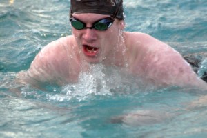 Nick Kabel is one of several younger swimmers propelling the Papermakers.