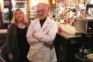 Marlene Taylor and bartender Dennis Kinsey are ready to serve classic cocktails, wine and beer, along with artisan cheeses, gourmet macaroni and cheese and pulled pork sliders, at the Birch Street Uptown Lounge. The new business, owned by Taylor and her husband Kevin (not pictured), features historical photos of the Camas-Washougal area and music by Frank Sinatra, Glenn Miller and Tony Bennett. The lounge, located in downtown Camas, will be open New Year's Eve, from 4 p.m. to 2 a.m.