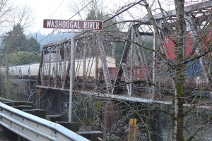 Work on the project that will lead to the replacement of the 106-year-old railroad bridge over the Washougal River is currently in the permitting and design phase. Most of the construction is expected to take place starting in 2016.