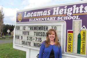 Julie Mueller is the new principal of Lacamas Heights Elementary School. Mueller, a 23-year employee with the district, is currently the associate principal at Liberty Middle School.