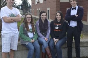 WHS students recently participated in the honor groups at the Washington State Music Educators Association conference. Pictured above (left to right) are Nick Stevens, Allix Fisher, Zoe West, Sonja Adams and Bret Wade. Not pictured: Mac Wright and Austin Smith-Brown.