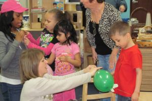 Children ages 2 to 5 are served in the Y's Care Children's Program, which provides a year-round nurturing environment and preschool education to families that are low income, in transition or homeless.