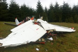 Contributed photo
Columbia County Sheriff's Deputies recovered the bodies of a Camas flight instructor, Todd Norrish, 47, and a student pilot Jimmy Kravets, 17, of Vancouver, Thursday from the wreckage of a Cessna aircraft near Goble, Ore.