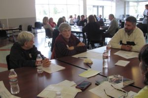 More than 30 people interested in talking about the need for more affordable housing attended a forum, March 31, at Camas High School. Students from WSU-Vancouver moderated the discussions.