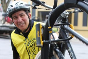 Joe Blanco moved to Camas from Pennsylvania in October, and hasn't wasted time getting involved in his new hometown. He leads bicycle and walking tours focusing on the history of  the Clark County area.