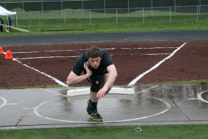 Isaac Bischoff won the shot put and discus events during the Al McKee Invitational Saturday, at Stevenson High School. The senior chucked the shot put 42 feet, 10 inches, and then tossed the discus 137 feet for a new personal best.