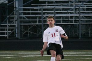 Bennett Lehner delivered a golden goal in overtime to help the Papermakers beat the Union Titans 1-0 April 14, at Doc Harris Stadium. Camas completed the first cycle through league undefeated.