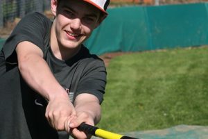 Brandon Casteel is putting his heart into baseball for Washougal.