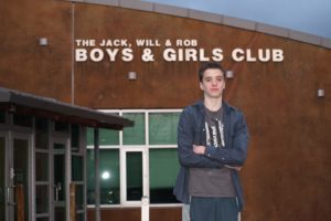 By volunteering at the Jack, Will and Rob Center,  Levi McDonald, a Canyon Creek Middle School eighth-grader, helped kids be active during his study topic of preventing childhood obesity.