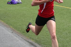 Alexa Efraimson chases another school record for the Camas track and field team. The freshman finished in first place in the 1,500-meter run at the Nike Jesuit Relays Friday, in Beaverton, Ore. Her time of 4:23.41 is the second fastest in the nation.