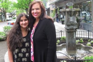 Maya (left) and Michelle Tuell first met when Maya was a 10-month-old living at an orphanage in Nepal. Michelle brought Maya home to live with her family permanently when she was a year old, and has detailed the experience in a recently published book, "Our Angel From Nepal."