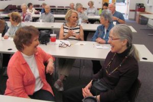 Local residents talked about items that they could get rid of, to reduce the amount of clutter in their homes, during a recent Seniors and Law Enforcement Together meeting. Examples included Oxfords from high school, duplicate kitchen utensils and 20-year-old financial records.