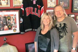 Sports memorabilia, including jerseys, caps and cards, is available at FoFi Thrift & More, in Washougal. The new business also sells clothing, books and record albums, as well as movies on videotapes and DVDs. Store owners Deborah and Dan Connors have experience in marketing.