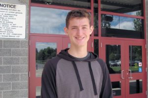 Mikey Knight is the first male graduate of Camas High School with perfect attendance.