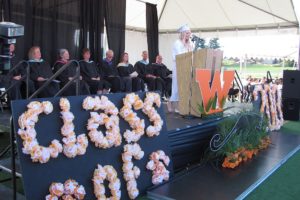 Angie Steffanson, a co-valedictorian, described Washougal as a close, supportive community. "It is a small, but beautiful city," she added.