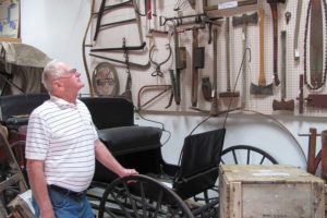 Bob Peake, 82, has volunteered at the Two Rivers Heritage Museum for 25 years.