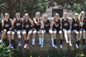 Members of the Future Lady Panthers recently traveled to California where they attended a skills clinic at UCLA, and visited sites including Disneyland. Pictured above (left to right) are Alivia Pence, Sierra Carroll, Alyssa Blankenship, Alissa Lenczowski, Lindsey Thomas, Chrystal Chase, Haley Briggs, Taylor Brown, Kaitlyn Reijonen and RaeAnn Allen.