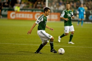 Brent Richards made his debut with the Portland Timbers against the L.A. Galaxy July 14, at JELD-WEN Field. The 23-year-old from Camas went head-to-head with his idols David Beckham and Landon Donovan.