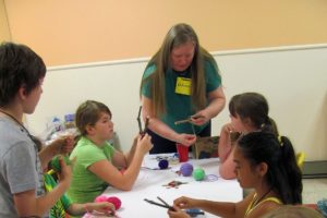 Vacation Bible School at Camas United Methodist Church focused on getting to know neighbors near and far. Themed service projects, which each represented a different country, were done on a daily basis.