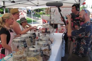 A crew from IGO Films recently shot footage at the Camas Farmer's Market, for a Camas-Washougal Economic Development Association project. The videos of the C-W area are intended to explain the quality of life to business and industry leaders.