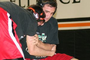 Tanner Baldwin (pictured during a summer practice) wrestled in New Zealand and Australia. The Washougal Panther helped Team USA Red finish in fourth place at the Down Under Duals.