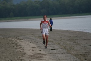 Thomas Normandeau earned second place for Washougal Thursday, at Cottonwood Beach. The senior crossed the finish line in 17:44.