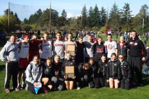 The Camas cross country teams captured bi-district championship trophies from the Westside Classic Saturday, at American Lake in Tacoma. Both teams are headed to the 3A state championship meet this Saturday, in Pasco.