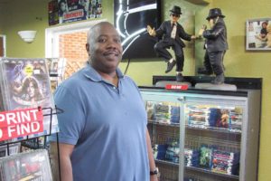 Darcy Hall buys, sells and trades a variety of DVDs, Blu-rays and video games. He recently relocated Disc E. Business, from Portland to downtown Washougal. "The people in this town are awesome," Hall said. "I wish I had opened up my store here two years ago."