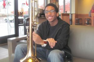 Union High School senior Micah Lewis will play his trombone in the Macy's Thanksgiving Day Parade in New York City. Lewis was one of only three students chosen to represent Washington state in the parade's Great American Marching Band.