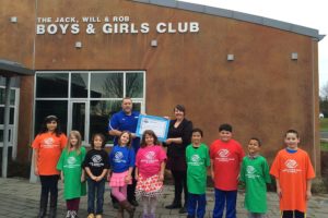 Westlie Ford recently donated $2,000 to the Jack, Will and Rob Boys and Girls Clubs in Camas.  The donation will be used to support local families and children who face food insecurity.