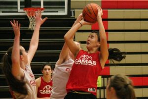 Brenna Khaw brings an aggressive style back to the court. The Camas High School senior would love to lead the Papermakers back to the state tournament, where they first arrived when she was a freshman.