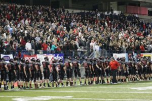 The Camas High School football fans filled up the Tacoma Dome again Saturday, and watched the Papermakers beat Bellarmine Prep 49-21 in the semifinal round of the state tournament. See more photos from this game at www.camaspostrecord.com.