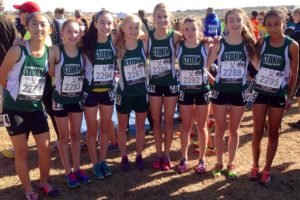 The Evergreen Storm youth girls team finished in sixth place at the Junior Olympics National Championships Dec. 14, in San Antonio, Texas. Pictured (left to right) are Misun Chong, Carla Jooste, Carlee Reed, Lauren Mahnke, Emily Wilson, Ashlin O'Neil, Kaylee Merritt and Serena Smith.