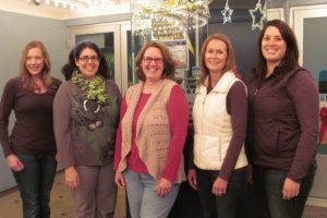 The Camas Movie Club includes Stacey Kim, Laurinda Reddig, Carissa Reid, Debra Thomas and Kristin Hakala (from left to right). Reid started the club as a Facebook page, because she loves movies and she wants to help promote the Liberty Theatre, in downtown Camas. "My hope is to see the page grow into an online community of local folks sharing their experiences at the movies at the Liberty," Reid said.