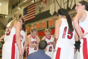 The Camas High School girls basketball players are zeroing in on their opponents in the Nike Interstate Shootout this week. The Papermakers will play four games at Lake Oswego High School.