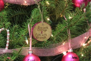 Gause Elementary School's entry into the sixth annual Washougal Festival of Trees featured pink ornaments with the names of people whose lives have been impacted by cancer. It was one of 27 decorated trees that were part of the sixth annual event, held at Hathaway Elementary School Friday and Saturday. Papa's Prize went to the Jemtegaard Middle School Life Skills program students, for their Star Wars themed tree. According to organizers, proceeds from this year's event are still being tabulated, but estimates are that funds will exceed $11,000. Funds benefit Washougal schools.