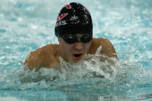 Tom Utas scored 96 points to lead the field of 80 swimmers at the Sprint Pentathlon Saturday, in Longview. The Camas High School junior won three events, and qualified for state in the 100-meter breaststroke and the 50 freestyle.