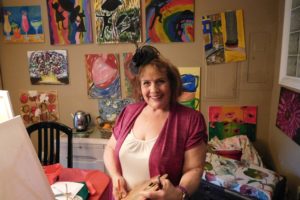 Kathy Dering launched her mobile painting business this fall. She offers painting parties at Wild Flour Cafe & Cupcakes, Amnesia Brewing and 5440 Brewing, all in Washougal. The classes include all materials and an outline of the painting. Participants choose the colors and use their imaginations. 