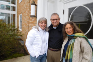 From left , Camas Camera Club members Shonda Feather, Clayton Ravsten and Kirsten Muskat are preparing to exhibit their photos at the Camas Public Library's Second Story Gallery next month, along with several other club members.