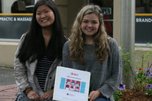 Kris Ahn (left) and Corrine Bintz recently returned from the Commission on the Status of Women conference, organized by the United Nations. The two CHS seniors started a chapter of the Girls Learn International club at Camas High School last year. The club is designed to raise awareness regarding the importance of girls' access to education worldwide. 